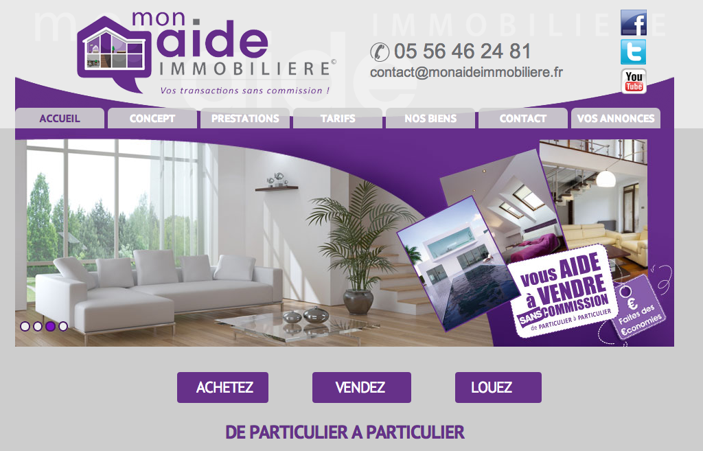 site aide immobiliere