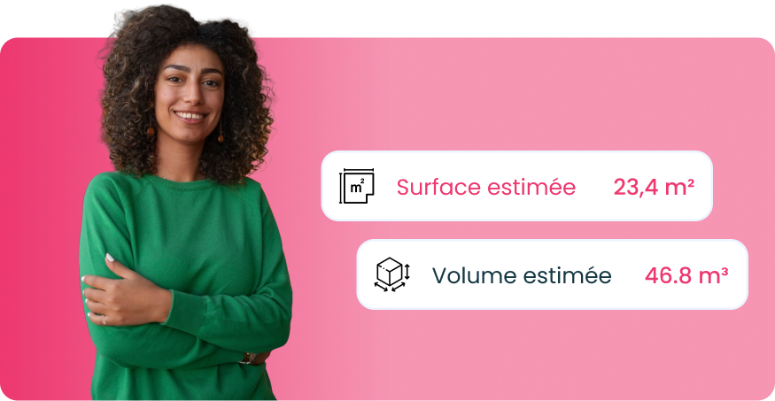 Calculateur surface box stockage