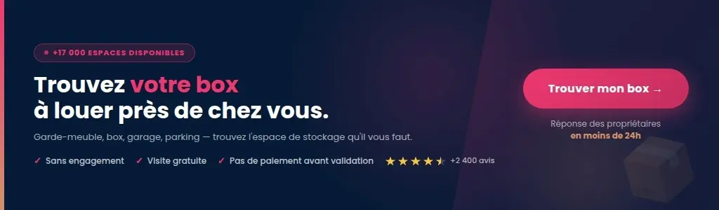 box stockage près de chez vous Jestocke.com