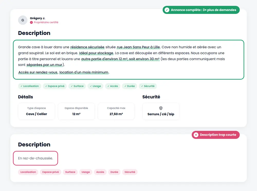 Guide conseils pour rédiger une description explicite et détaillée sur votre annonce Jestocke