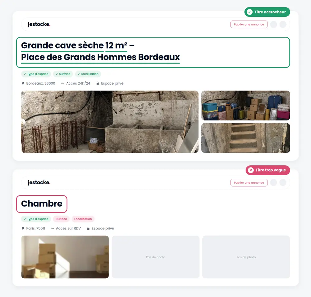 Guide conseils pour un rédiger un titre accrocheur sur votre annonce Jestocke
